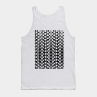 Seamless Pattern V Black and White Tank Top